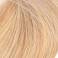 Close-up of straight blonde hair with subtle light brown and beige highlights, filling the frame. (Beige Blonde Lowlights / #B9.1/60A)