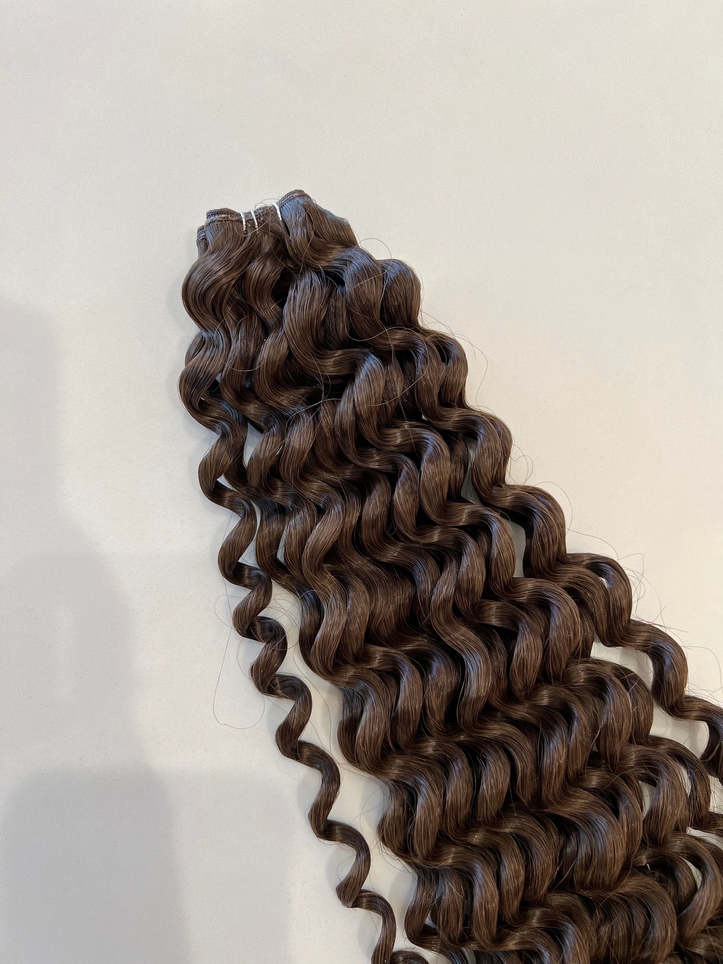 Extensiones de cabello en cortina invisible de color sólido Phanes